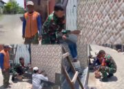 Babinsa Cangkringmalang Bersama Warga Gotong Royong Renovasi Mushola Al Ikhlas