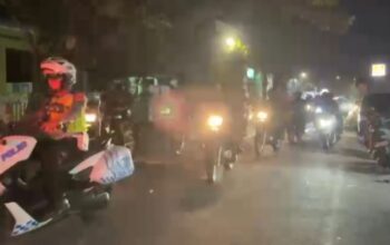 Patroli Gabungan Show of Force, Komitmen Polres Gowa Jaga Keamanan Masyarakat