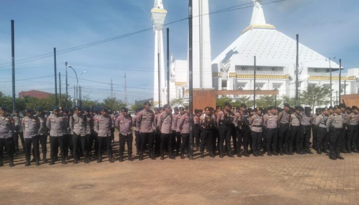 Antisipasi Demo di DPRD, Polres Gowa Turunkan 652 Personel Gabungan