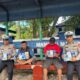 Ditlantas Polda Sulbar Perkuat Pemahaman Tertib Berlalu Lintas Lewat Pembagian Leaflet, Wujudkan Bulan Tertib Berkeselamatan