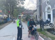 Satlantas Polres Mamasa Gelar Pamturlalin Pagi, Wujudkan Kamseltibcarlantas yang Aman dan Lancar