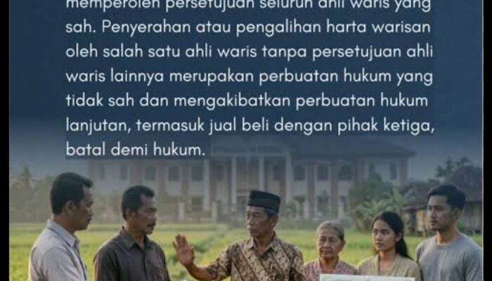 Polemik Penjualan Aset Warisan di Cikijing: Transaksi Sepihak Dinilai Batal Demi Hukum, Lembaga Perlindungan Konsumen Ancam Langkah Hukum   