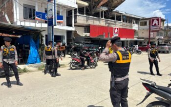 Patroli Pagi Sat Samapta Polres Mamasa Jaga Stabilitas Kamtibmas dan Berikan Rasa Aman kepada Warga