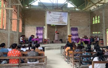 Personel Subsektor Tabang Amankan Pelaksanaan Ibadah Minggu di Gereja Toraja Jemaat Imanuel Kalottok