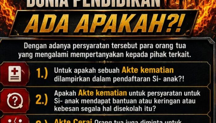 Orang Tua Selain Dipersulitkan Ekonomi Di Kabupaten Pati Dipersulitkan Oleh Dunia Pendidikan Masukan Sekolah SPMB , Ada Apakah?!