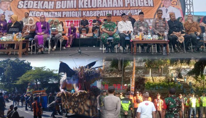 Peltu Mochammad Hasan Hadiri Sedekah Bumi Prigen, Wujud Syukur dan Pelestarian Budaya Lokal