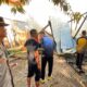 Kebakaran Hebat Hanguskan Rumah dan Usaha Kayu di Saleppa, Polres Majene Bergerak Cepat Bantu Pemadaman