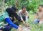 Wujud Kepedulian Lingkungan, Wakapolres Majene Tanam Pohon Bersama Warga Sambut Hari Bhayangkara ke-80