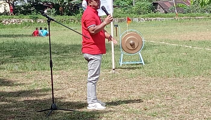 Bupati Heri Nabit Resmi Buka Turnamen Sepak Bola U-15 di Cibal