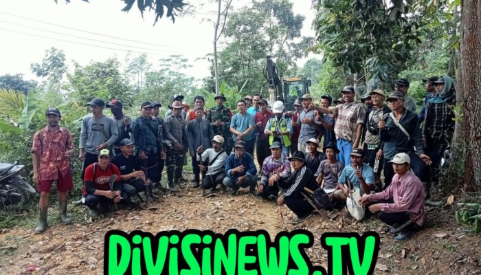 PT Gilang Hydro Lestari dan PT Nusa Konstruksi Enjiniring Perbaiki Akses Jalan Warga di Cilograng