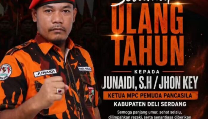 Junaidi SH, Ketua PP Deli Serdang Rayakan HUT ke-44 Bersama Sahabat dan Anak Yatim Piatu