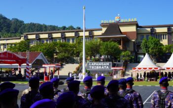 Peringatan Hari Lahir Pancasila di Polda Sulbar, Gubernur: Jadikan Pancasila Ideologi yang Hidup