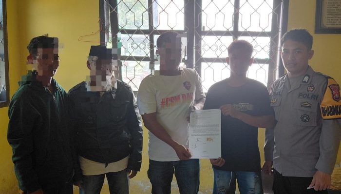 Bhabinkamtibmas Desa Kurma Berhasil Mediasi Dugaan Penganiayaan, Kedua Belah Pihak Sepakat Berdamai