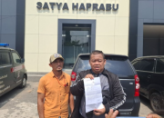 Nopri Hartono resmi laporkan dugaan tindak pidana pencemaran nama baik ke Kepolisian Resor Muara Enim, Sumatera Selatan