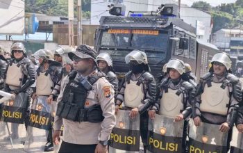 1.432 Personel Gabungan Dikerahkan, Polresta Jayapura Pastikan Aksi Aspirasi Berlangsung Kondusif