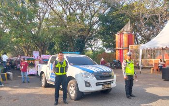 Satlantas Polres Polman Kawal Pawai Bentor PAUD-TK Se-Kecamatan Polewali, Pastikan Kegiatan Berjalan Aman dan Lancar