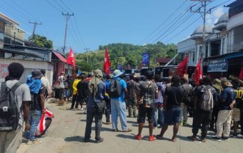 Polisi Bubarkan Massa KNPB yang Beraksi di Sentani, Jayapura