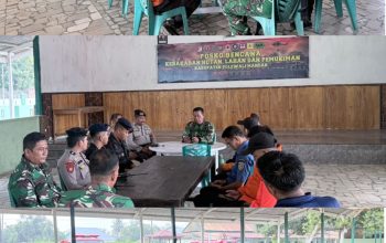Cegah Karhutla, Sat Samapta Polres Polman dan Brimob Matangkan Kesiapsiagaan