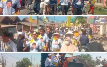 Pilkades Karanghaur: H. Abdul Rohim Alias Noing Nomor Urut 1 Diiringi Ribuan Pendukung, Kampanye Berjalan Meriah dan Penuh Pesan Persatuan