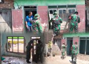 Kemanunggalan TNI dan Rakyat, Melalui Koramil Kraton, Kodim 0819 Pasuruan Wujudkan Rumah Layak bagi Warga