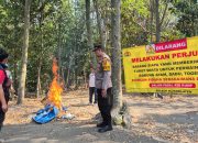 Respon Cepat Aduan Masyarakat, Polres Kediri Bongkar Arena Sabung Ayam di Plosorejo