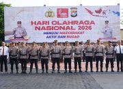 Peringati HAORNAS, Wakapolda Sulbar Dorong Semangat Pelayanan Prima Lewat Kondisi Fisik yang Bugar