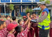 Serunya Belajar Keselamatan Jalan Raya, Satgas Operasi Patuh Masuk Sekolah Dasar