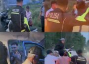 Kelelahan dan Sakit di Tengah Jalan, Seorang Kakek Dibantu Polisi Pakai Mobil Patroli ke Tasiu