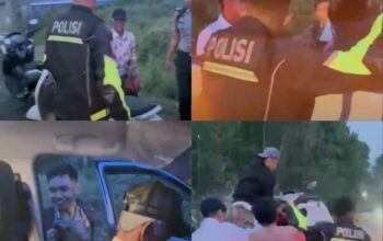 Kelelahan dan Sakit di Tengah Jalan, Seorang Kakek Dibantu Polisi Pakai Mobil Patroli ke Tasiu