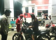 Pastikan Aktivitas Pengisian BBM Kondusif, Polsek Malunda Gelar Patroli Kamtibmas ke SPBU