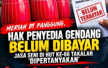 Meriah di Panggung, Hak Penyedia Gendang Belum Dibayar: Jasa Seni di HUT ke-66 Takalar Dipertanyakan