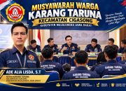 ADE ALIA LISDA, S.T. MEMIMPIN KARANG TARUNA KECAMATAN CIGASONG: SATUKAN PEMUDA, BERGERAK BERSAMA, BERDAMPAK NYATA