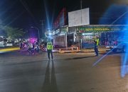 Cegah Balapan Liar dan Kecelakaan, Satlantas Polres Polman Gelar Blue Light Patrol Malam Hari