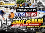 Indahnya Jumat Berkah di Masjid Al-Ikhlas Polresta Pati”, Satreskrim Sediakan Makanan untuk Jamaah
