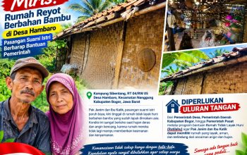 Miris! Rumah Reyot Berbahan Bambu di Desa Hambaro, Pasangan Suami Istri Berharap Bantuan Pemerintah