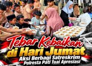 Tebar Kebaikan di Hari Jumat”, Aksi Berbagi Satreskrim Polresta Pati Tuai Apresiasi