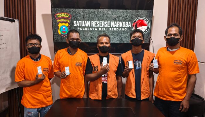 Rumah yang Dijadikan Bengkel Pembuatan Steling Disergap, Kasat Resnarkoba Pimpin GSN di Tanjung Morawa