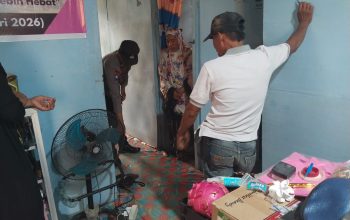 Bhabinkamtibmas Rappang Tindak Lanjuti Dugaan Pencurian dengan Mendatangi TKP