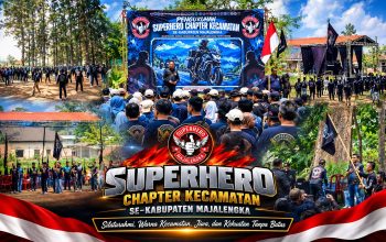 Solidaritas Dan Kekeluargaan SUPERHERO CHAPTER Kecamatan Se-kabupaten Majalengka Resmi Dikukuhkan