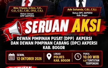 Ketum AKPERSI Serukan Aksi di Polres Kabupaten Bogor, Desak Penanganan Tegas Dugaan Intimidasi Terhadap Anggota AKPERSI