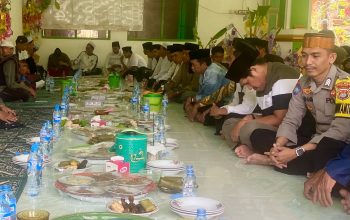 Bhabinkamtibmas Desa Bonra Hadiri Peringatan Maulid Nabi Muhammad SAW, Berlangsung Aman dan Kondusif