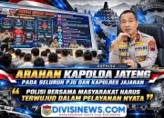 Arahan Kapolda Jateng Pada Seluruh PJU Dan Kapolres Jajaran : “Polisi Bersama Masyarakat Harus Terwujud Dalam Pelayanan Nyata”