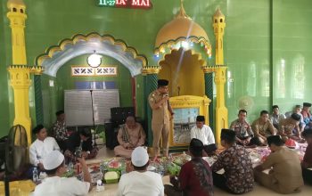 Wakapolsek Alu Hadiri Peringatan Maulid Nabi Muhammad SAW 1448 H di Desa Saragian
