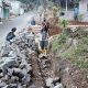 Proyek Tembok Penahan Tanah di Ruas Jalan Sukaberes–Gunung Gendut, Warga Apresiasi Dinas PU