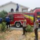 Polres Majene Bersama Damkar dan Warga Padamkan Kebakaran Lahan di Leppe, Api Berhasil Dikendalikan