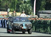 Dankodaeral VI Pimpin Upacara HUT ke-81 TNI di Makassar, Tekankan Profesionalisme dan Jaga Kepercayaan Rakyat
