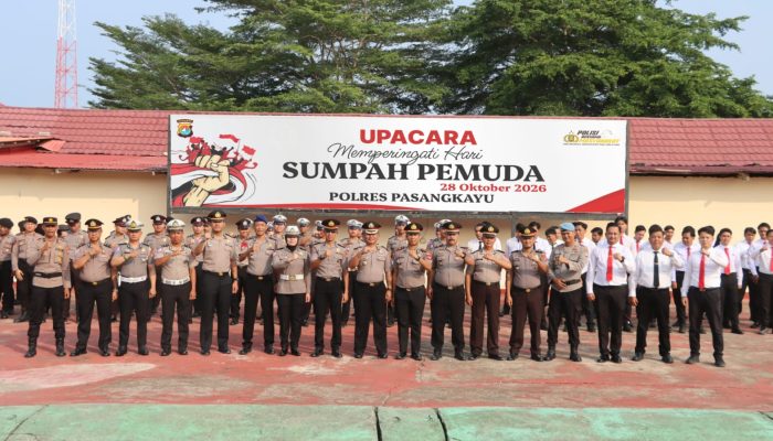 Polres Pasangkayu Peringati Hari Sumpah Pemuda ke-98